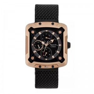 Alexandre Christie AC 3030 Rosegold Black Lady BFBBRBA